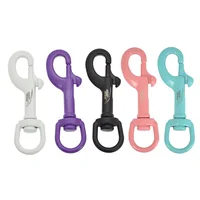 Colorful 75mm Stainless Steel Swivel Eye Bolt Snap Spring Hook For Scuba Diving Leash Flag For Diving Hook For Camping Tent 1