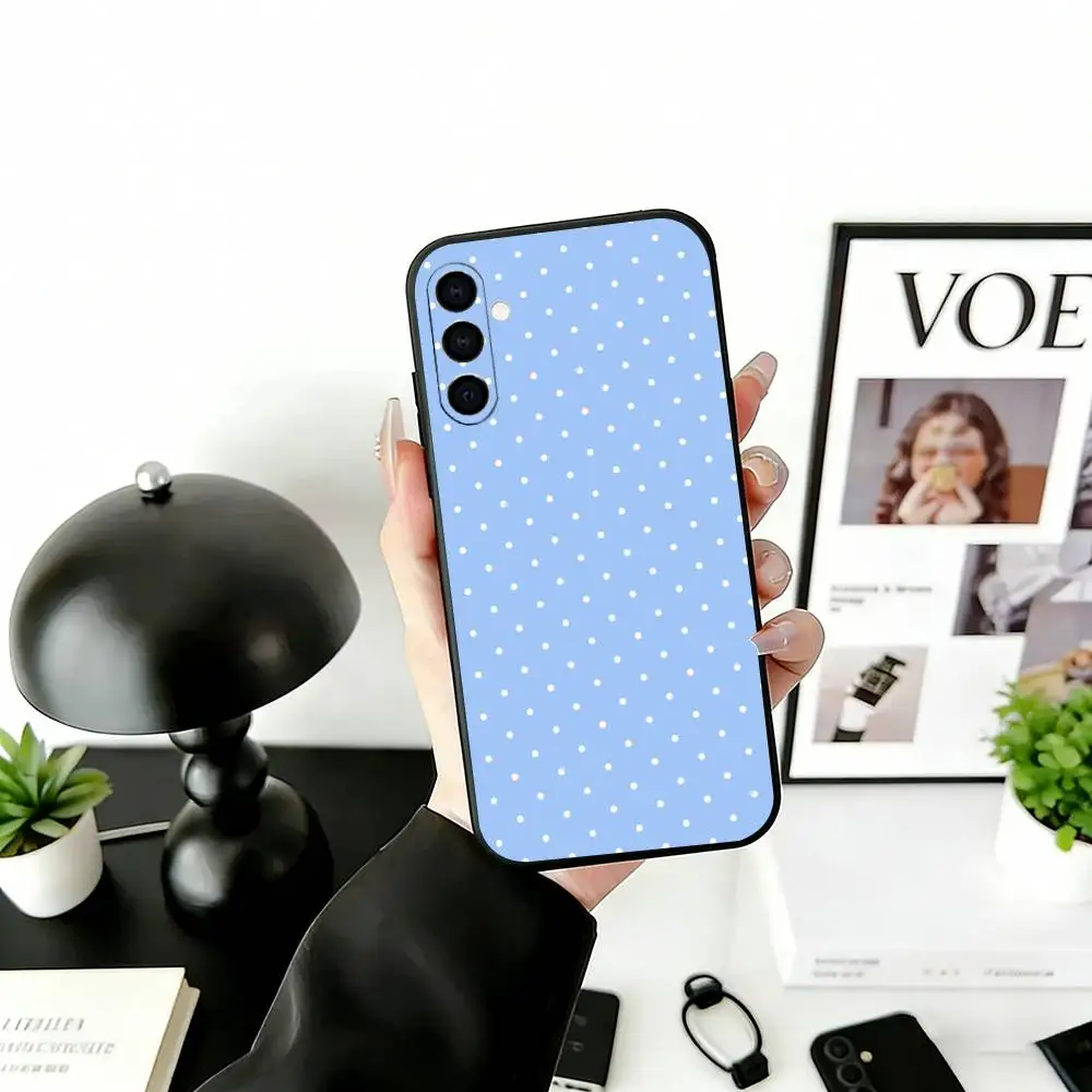 Classic Polka Dot Soft Black Phone Case