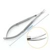 12.5cm Stainless Steel Round Handle Straight Corneal Scissors 3