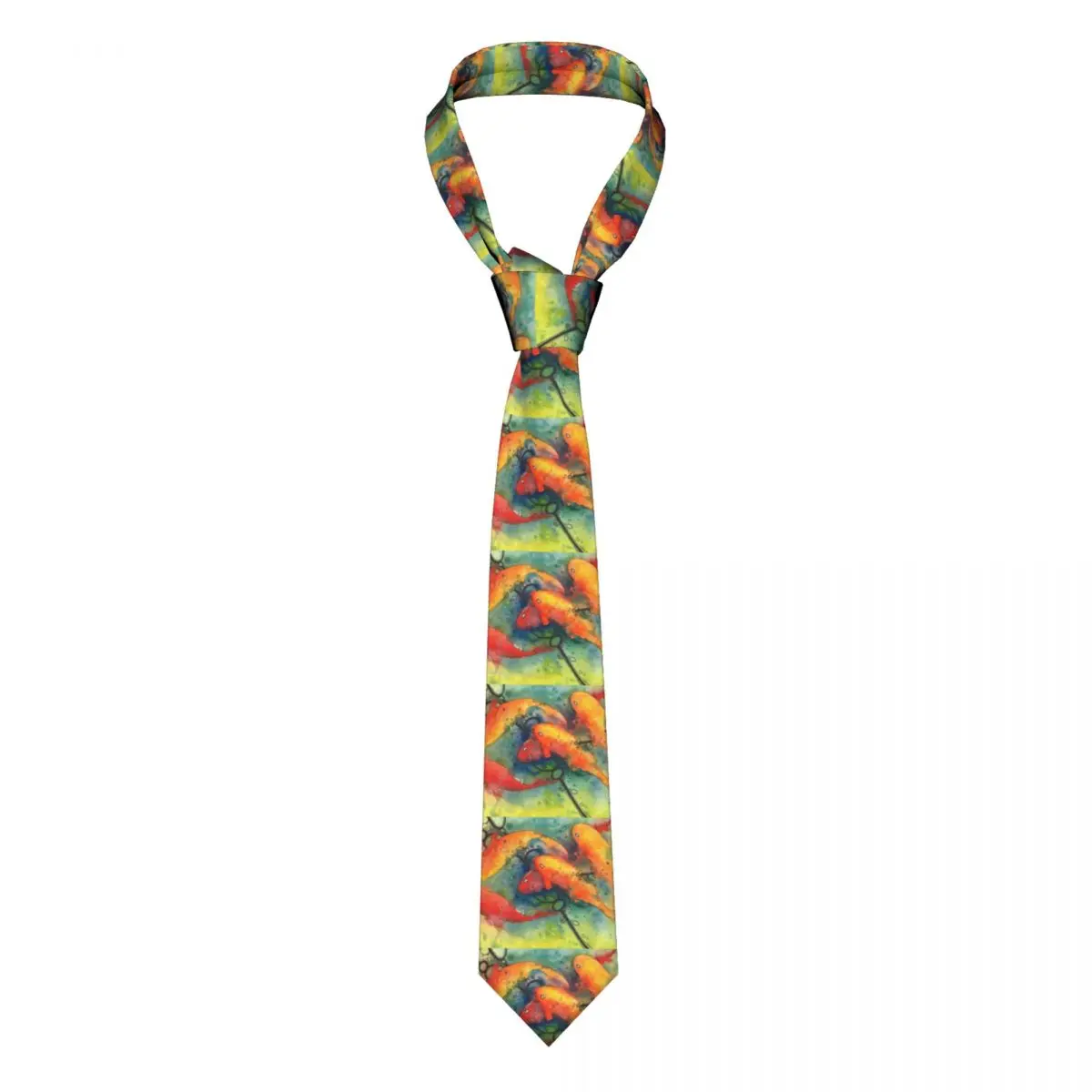 

Mens Tie Slim Skinny Fish Necktie Fashion Necktie Free Style Men Tie Party Wedding