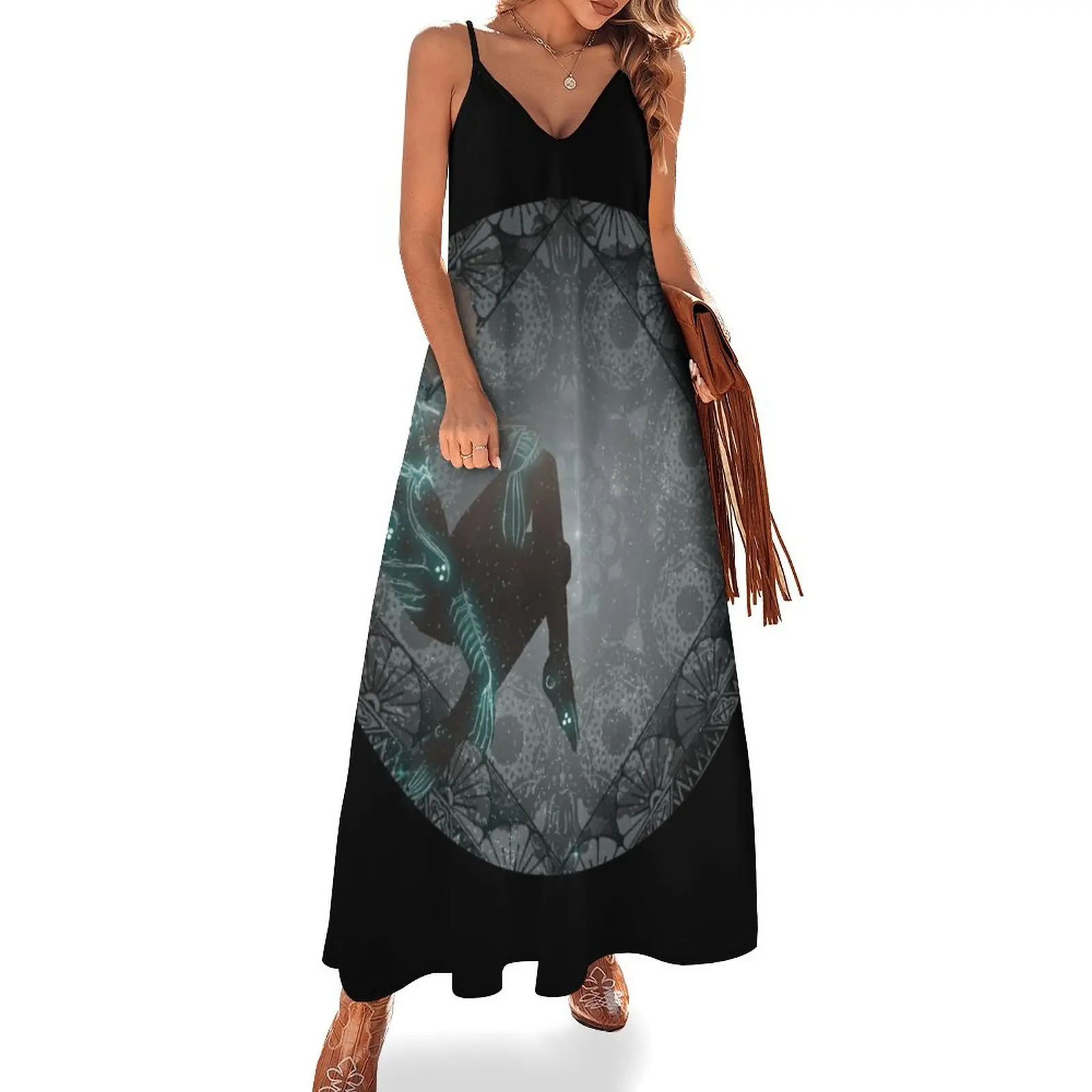 

Veins of Lyrium Sleeveless Dress dress women's fashion dresses