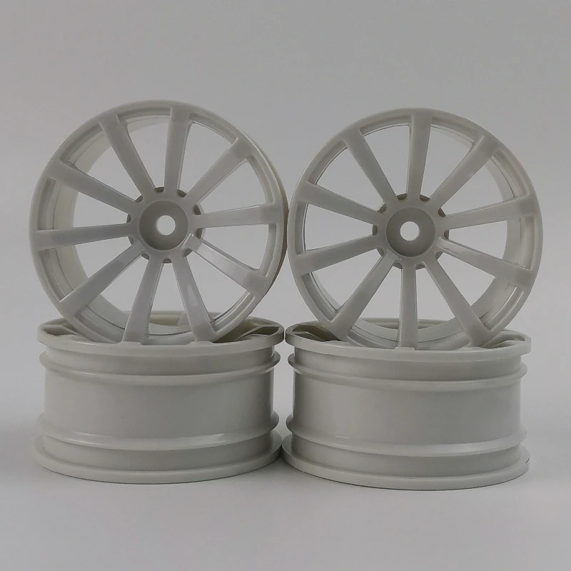 4 шт. 3 мм офсетный Радиоуправляемый автомобиль масштаб 1/10 пластиковые колесные диски Дрифт на дороге гоночная модель хобби