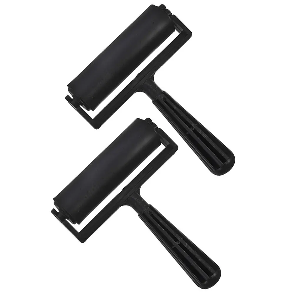 2Pcs 인쇄용 롤러 오일 잉크 다이아몬드 아트 페인팅 공예 DIY 스탬핑 도구 아트 용품 소형 다기능