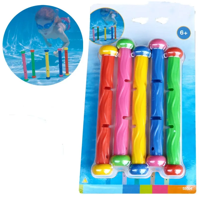 New Summer Torpedo Rocket Throwing Toy Funny Swimming Pool Diving Game Toys Children Underwater Dive Toy #CS 3