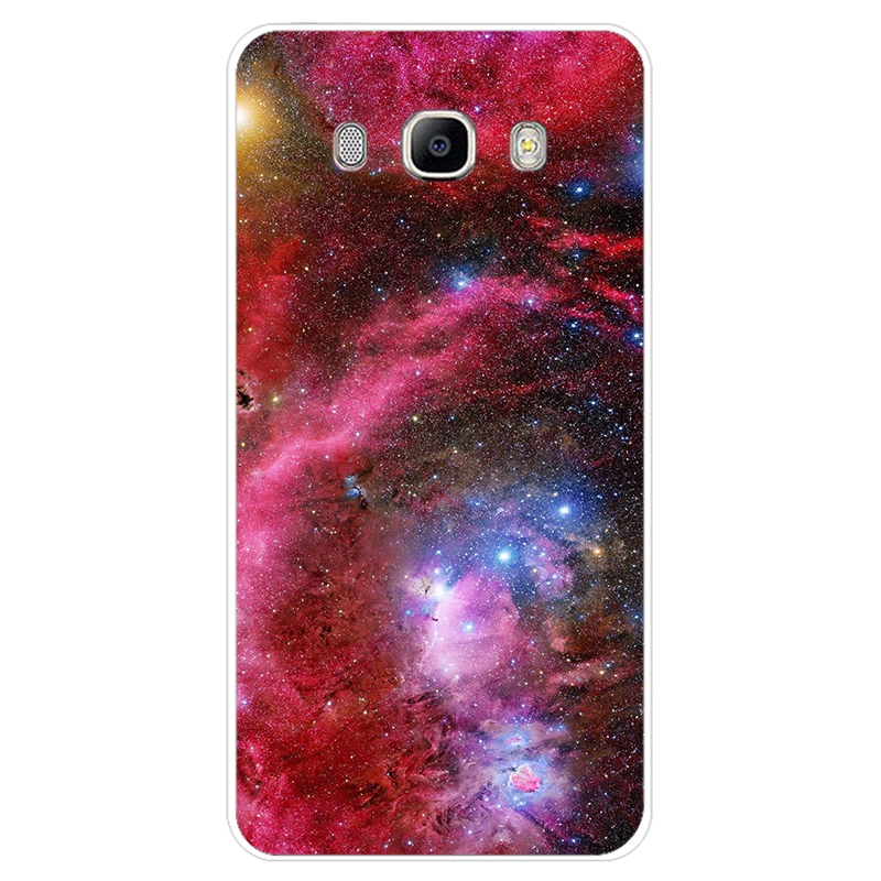 FOR Samsung Galaxy J7 2016 phone back Case J710 J710F Cover FOR Samsung J7 2016 Cases shell silicon back cover flower fruit rose - Image 4