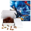 Unique Wooden Puzzles Moonlight Train Snow Mountain Wood Jigsaw Puzzle Craft Irregular Family Interactive Puzzle Gift for Friend 5