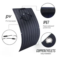 Panneau solaire super puissant, adapté pour montres, bateau, voiture, ménage, camping, chargeur de batterie 18V, 36V, 500W, 1000W, 2000W, kits de panneaux solaires 6