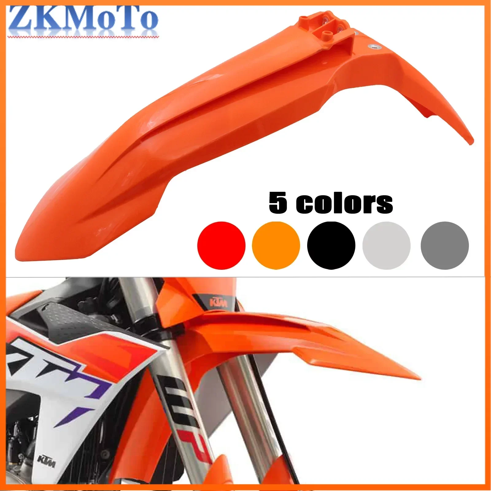 

Motorcycle Front Fender For KTM EXC EXCF SX SXF XC XCF XCW XCFW 125CC 150CC 250CC 300CC 450CC 500CC 2019-2022 2023 Dirt Bike