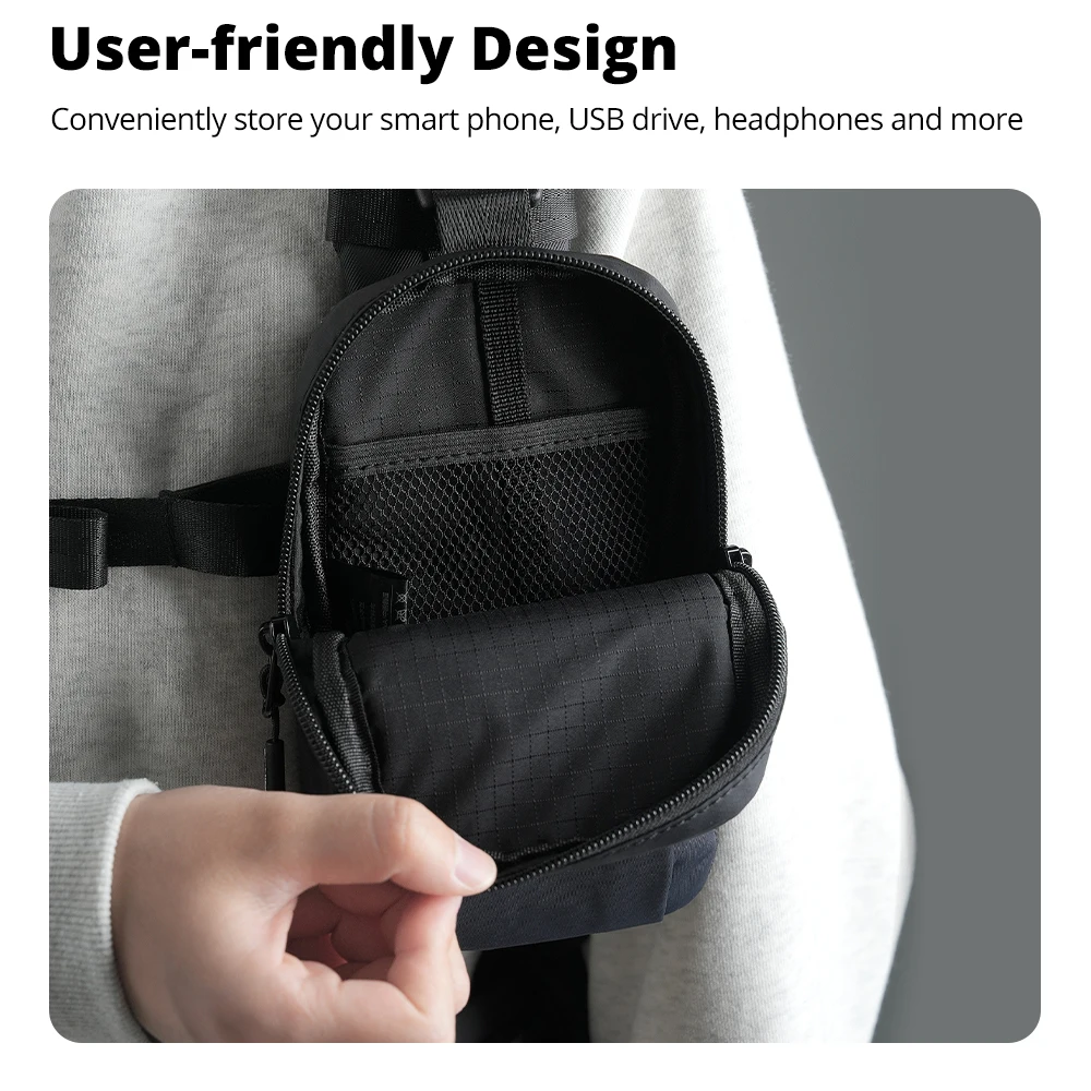 Ambitful Water Resistant Compact Shoulder Strap Bag