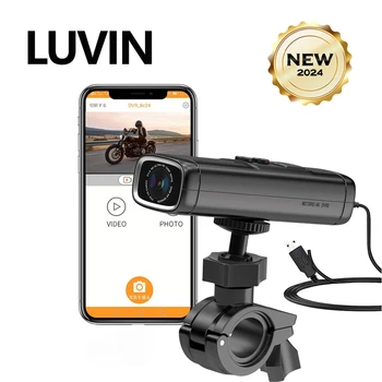 Moto Camera Dash Cam Moto Dvr 1440P Videoregistratore App WiFi Impermeabile 2K Registrazione Visione notturna per Moto Luvin V8