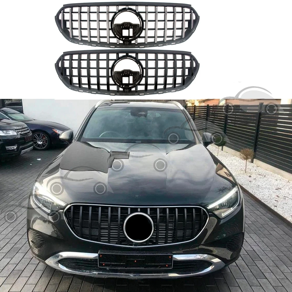 CarFrontRacingCenterGrillesFaceliftUpperBumperGrillForMercedesBenzX254GLC200220d