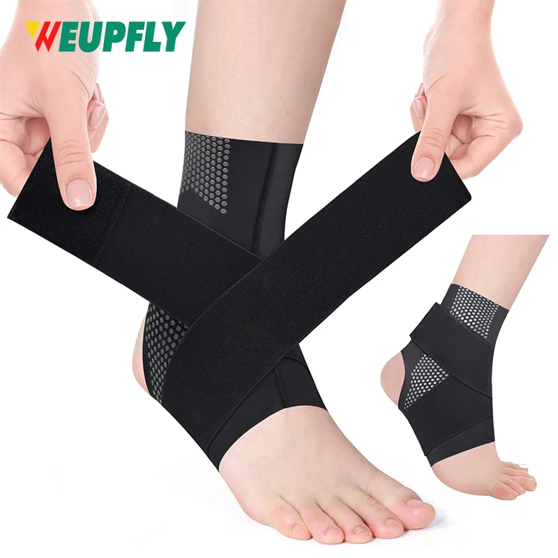 1Pcs ankle support for ligament damage plantar fasciitis men women with compression strap ankle support ankle support brace