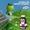 Summer Fly Water Jet Water Toy Cartoon Frog Sprinkler Rotating Spray Soaker Garden Yard Wiggle Splashing Fun Toys for Kid Gift 3