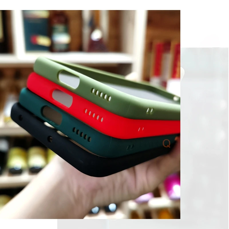 Matte Translucent Silicone Bumper Armor Case