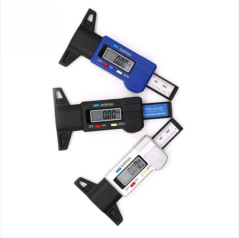 Digital Car Tyre Tire Tread Depth Gauge Meter Auto Tire Wear Detection Measuring Tool Caliper Thickness Gauges Monitoring System