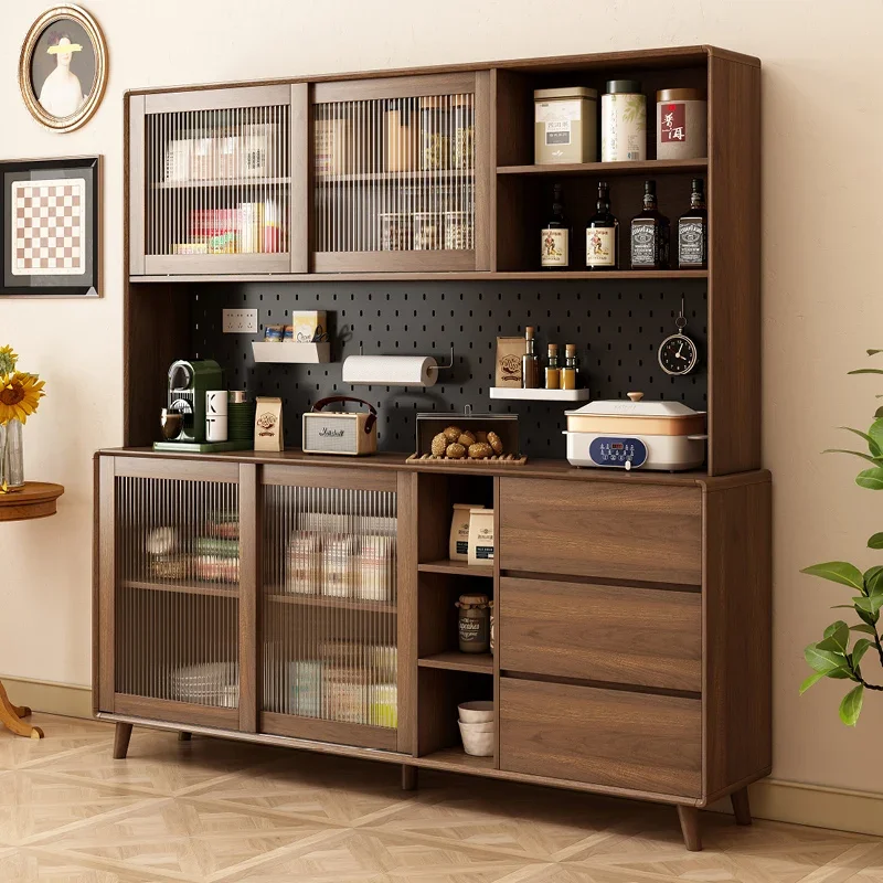 Wood Brown Side Cabinet Organizers Large Italian Cabinet Showcase Hallway Muebles De Cocina Kitchen Furnitures