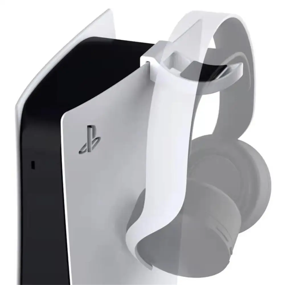 

2-in-1 Game Controller Headphone Hook Wall Mount Hanger Compatible For Ps5 Console Host Handle Bracket Game Accessories
