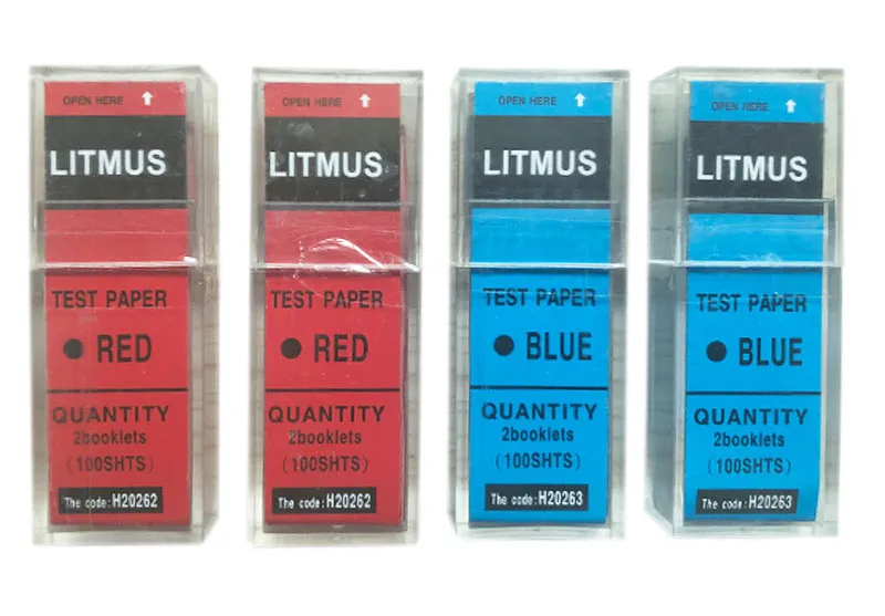 100 Streifen/Box PH-Teststreifen, rotes Lackmus, blaues Lackmuspapier, schnelle Erkennung der Lösung, PH-Labor, Säure-Alkali-Erkennung – Detail 2
