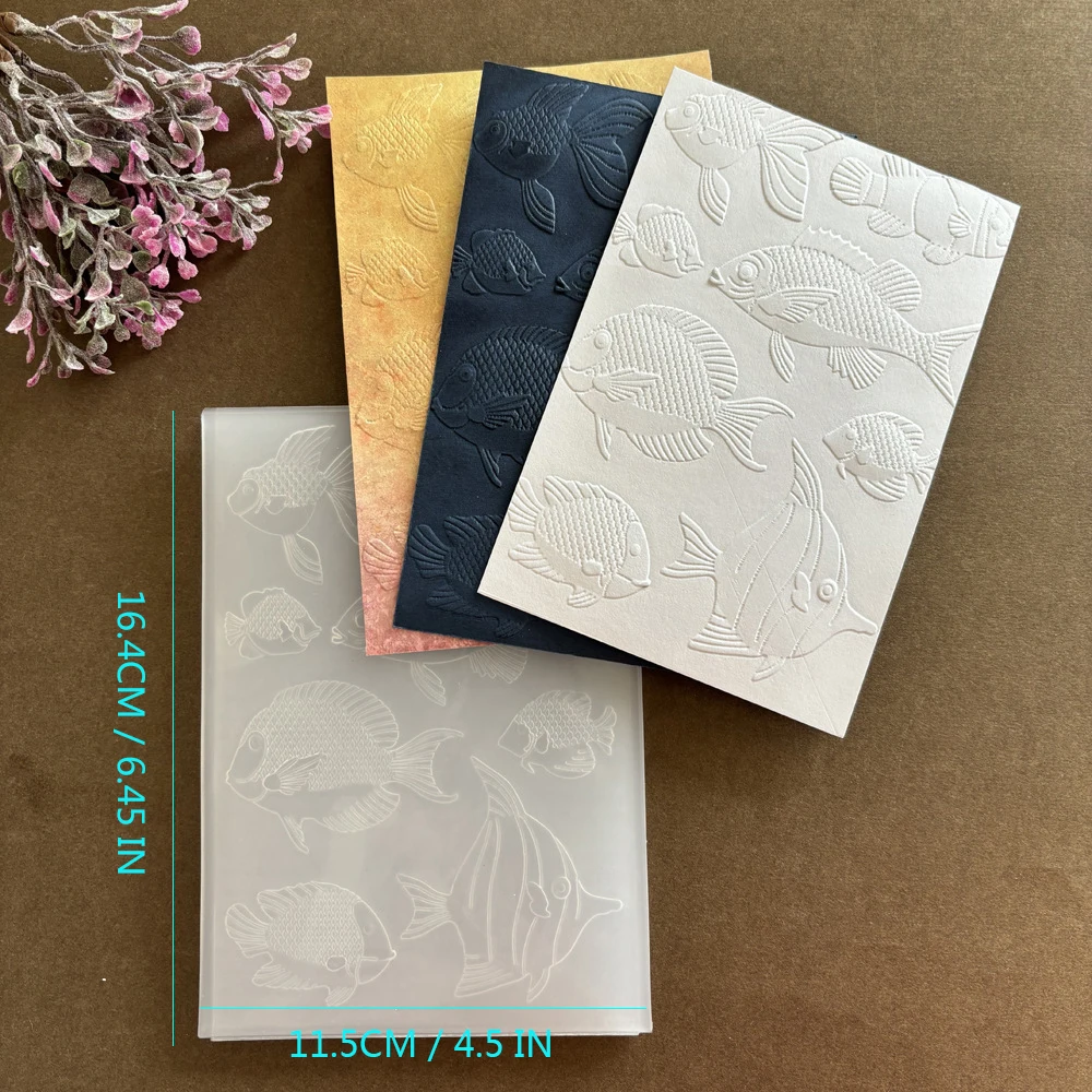 3D Texture Board Plastic Embossed Embossed Board Die DIY Print Clip Album Greeting Card Handheld Decoration Materials