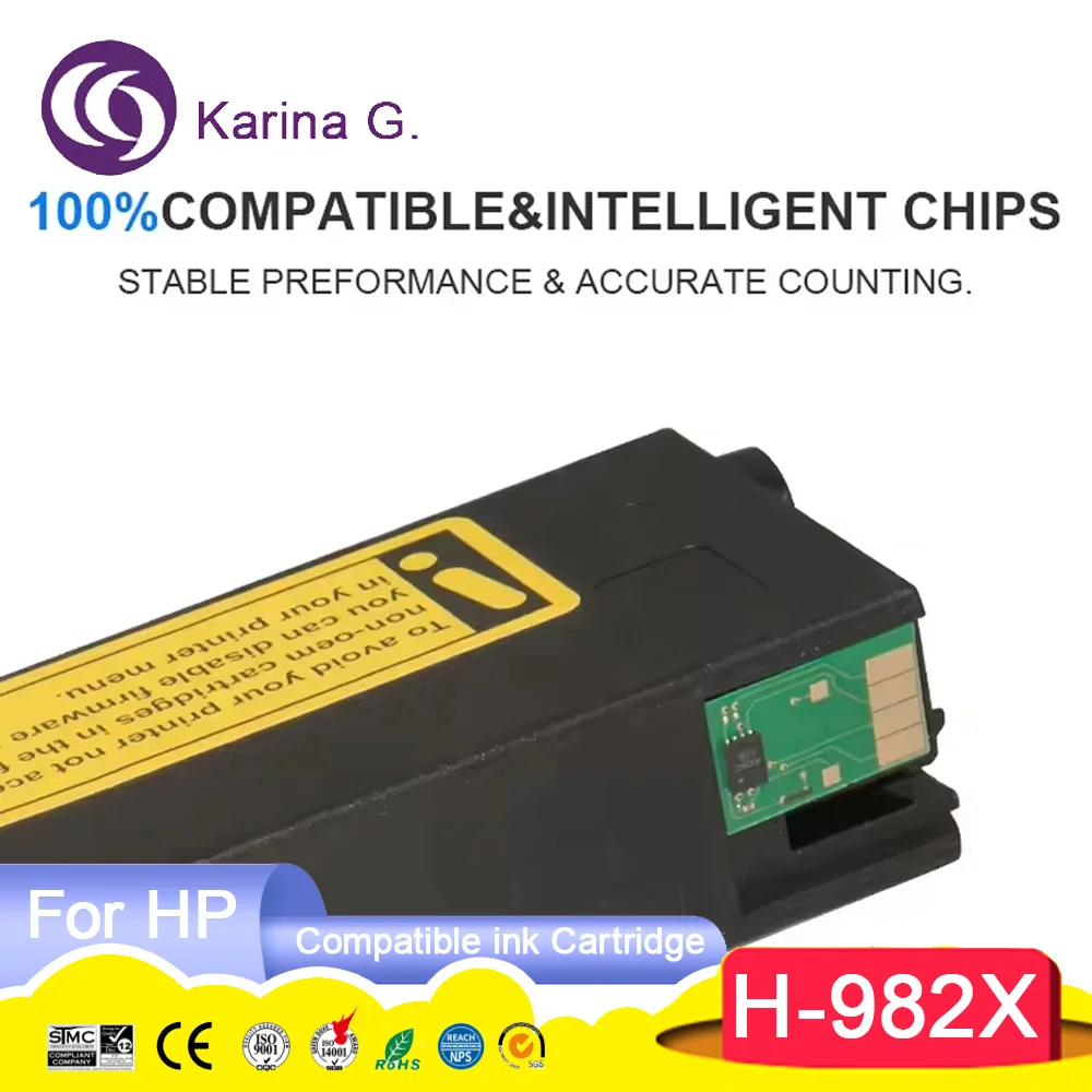 982 982X Premium Compatible Color Inkjet Ink Cartridge for 982X for PageWide En