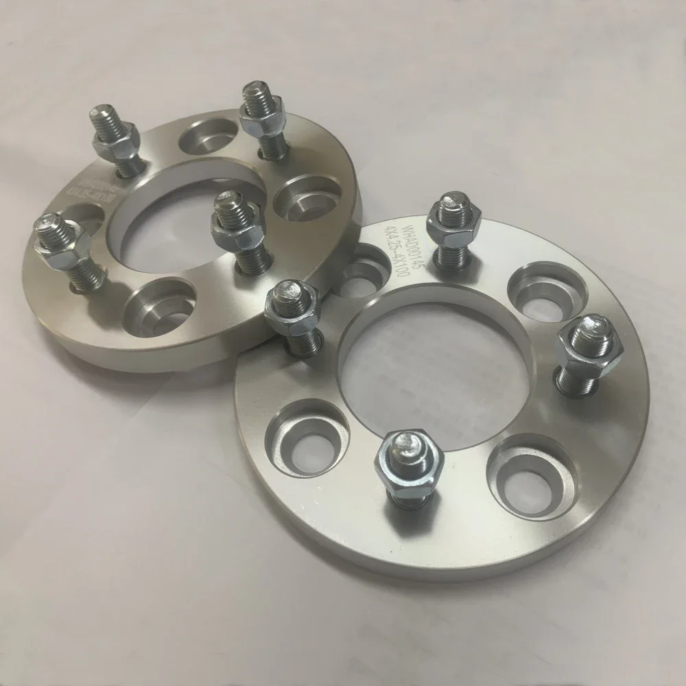 2pcs 25mm Wheel Adapters Spacers PCD 4x114.3 To 4x100 Center Bore 71mm Lug Studs M12x1.5