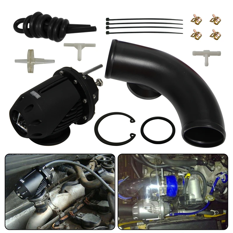 

Adjustable 1-25psi Blow Off Valve & 2.36"/60mm OD 90 Degree Flange Pipe Type SSQV/SQV II