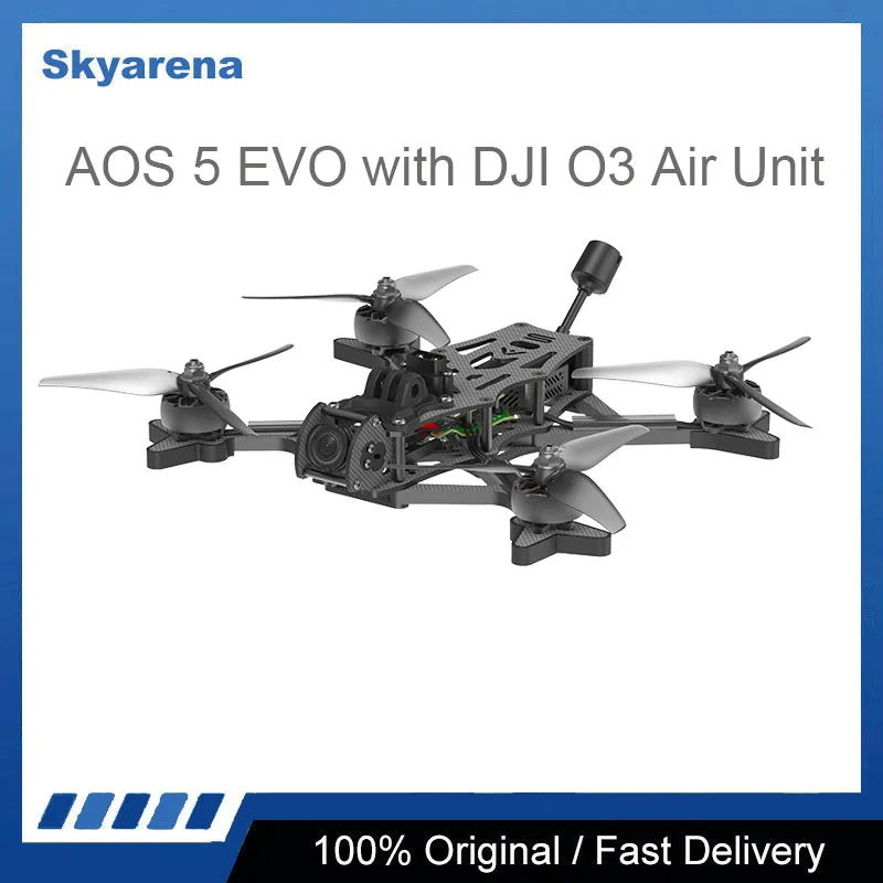 Aos 5 Evo V1.2 6S Hd Fpv Drone Bnf Con Dji O3 Air Unit Per Fpv