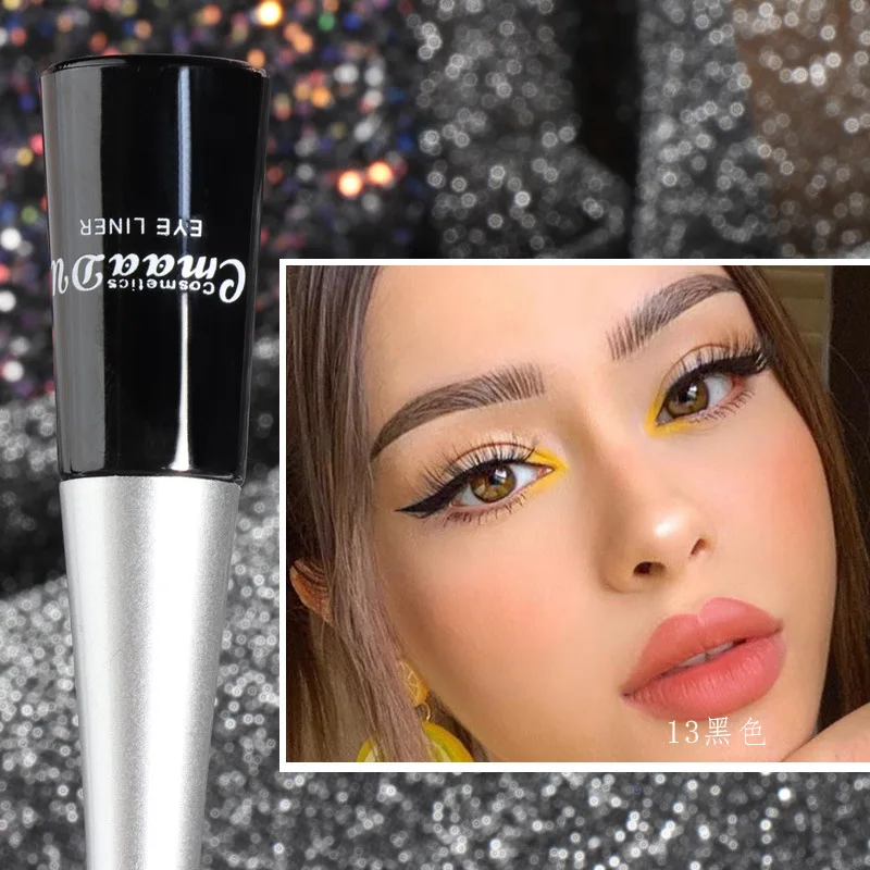 Colorful Liquid Eyeliner Blue Waterproof Long Lasting Diamond Matte