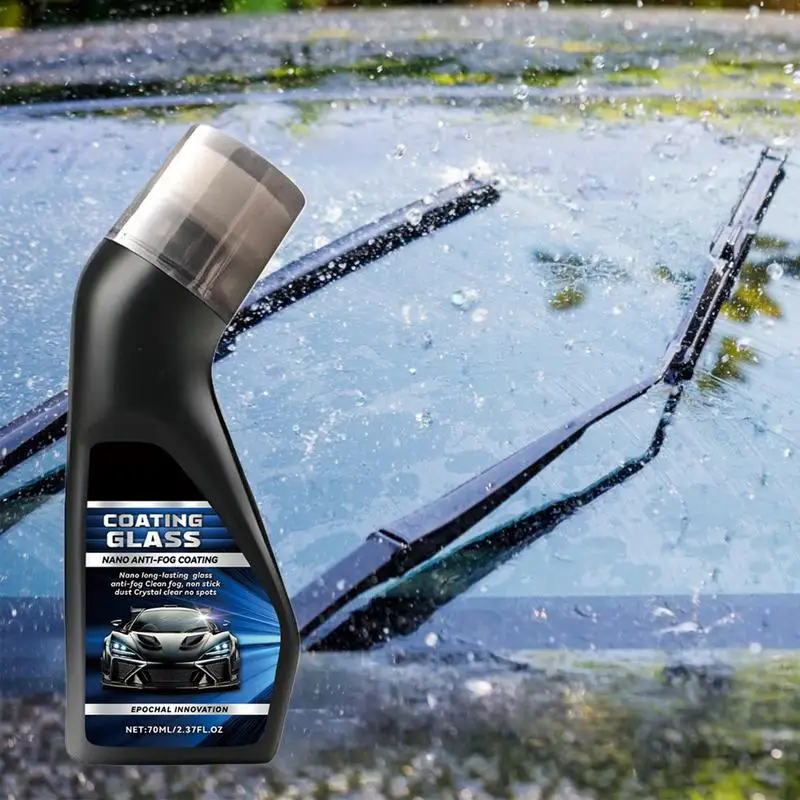 70ml auto Hydrophobic Windshield Coating agent car window glass Rainproofing Waterproof Fog Prevention Agent Oil Removal agent