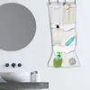 Mesh Bathroom Hanging Bag Hanging Shower Caddy Capacity Bathroom Hanging Bag with Hooks for Shower Organization Quick Dry Mesh 6
