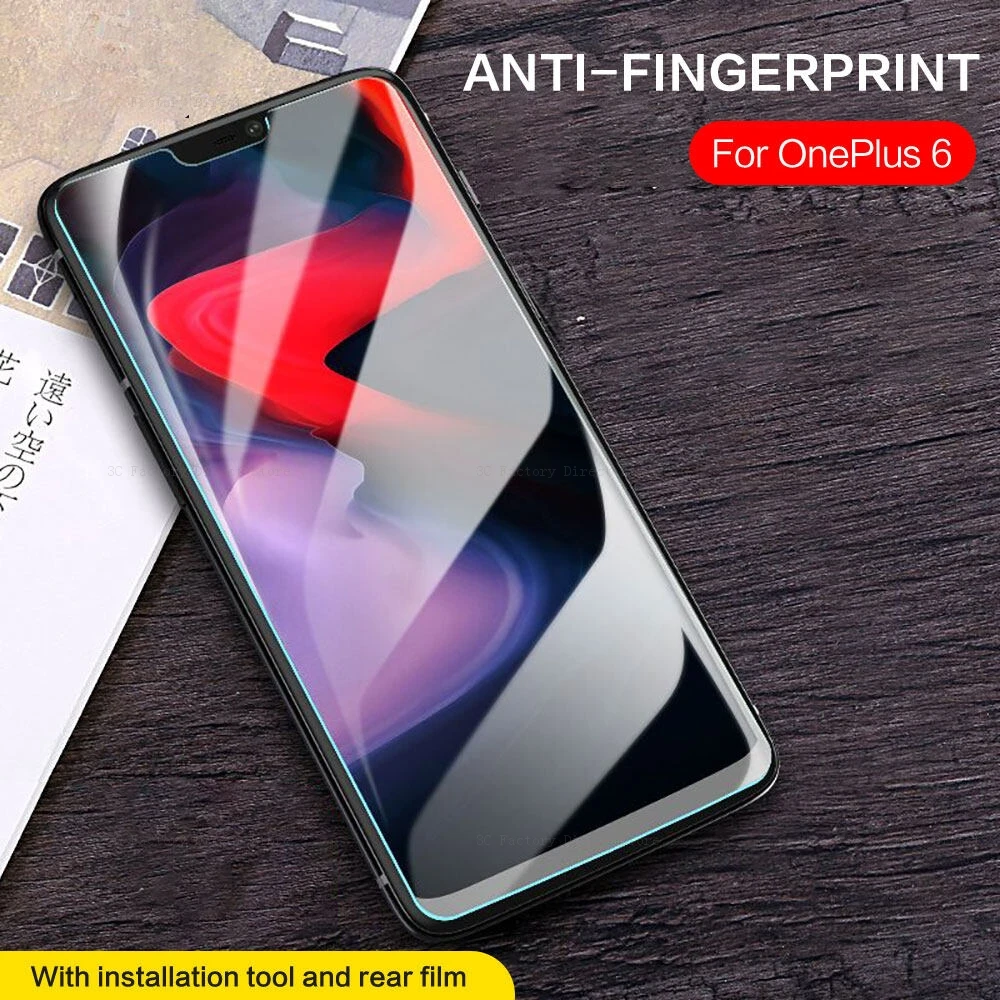 

​Tempered Glass Screen Protector For OnePlus 9 9R Ace Pro 8T 7T 6 6T 5 5T 7 Plating Nano Anti-fingerprint Anti-bluelight Film