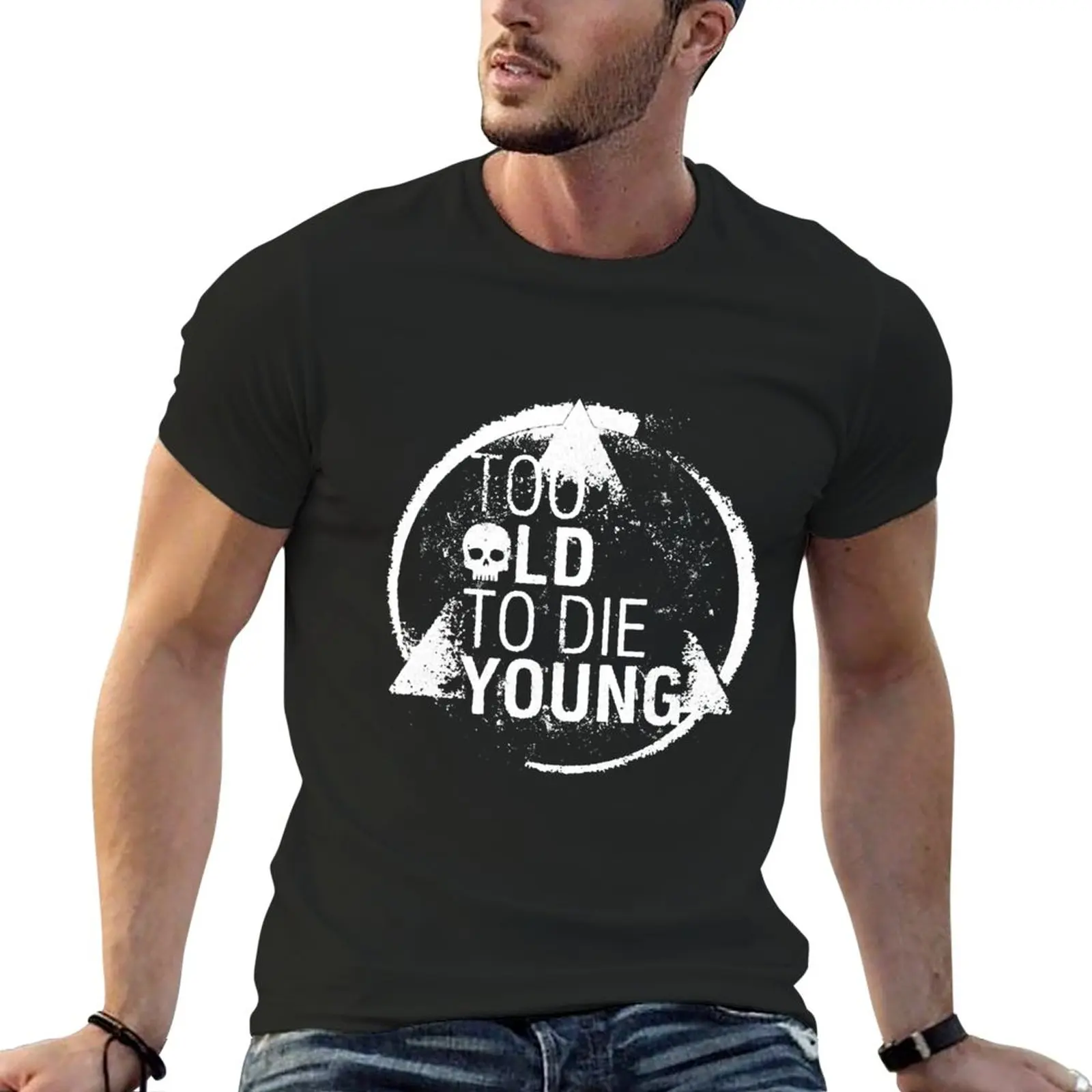 

New Too old to die young T-Shirt sublime t shirt heavyweight t shirts black t shirts fitted t shirts for men