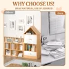 Multi-Functional Adjustable Kids Bookcase, Kids Storage Shelf for Bedroom, Playroom, Nursery Easy Assembly 5