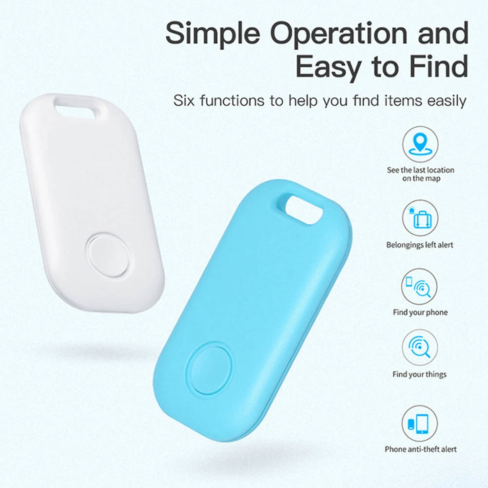 Bluetooth-Compatible Global Tracker Battery Operated Smart GPS Locator APP Wireless Child Bag Wallet Finder for Apple iOS 11+