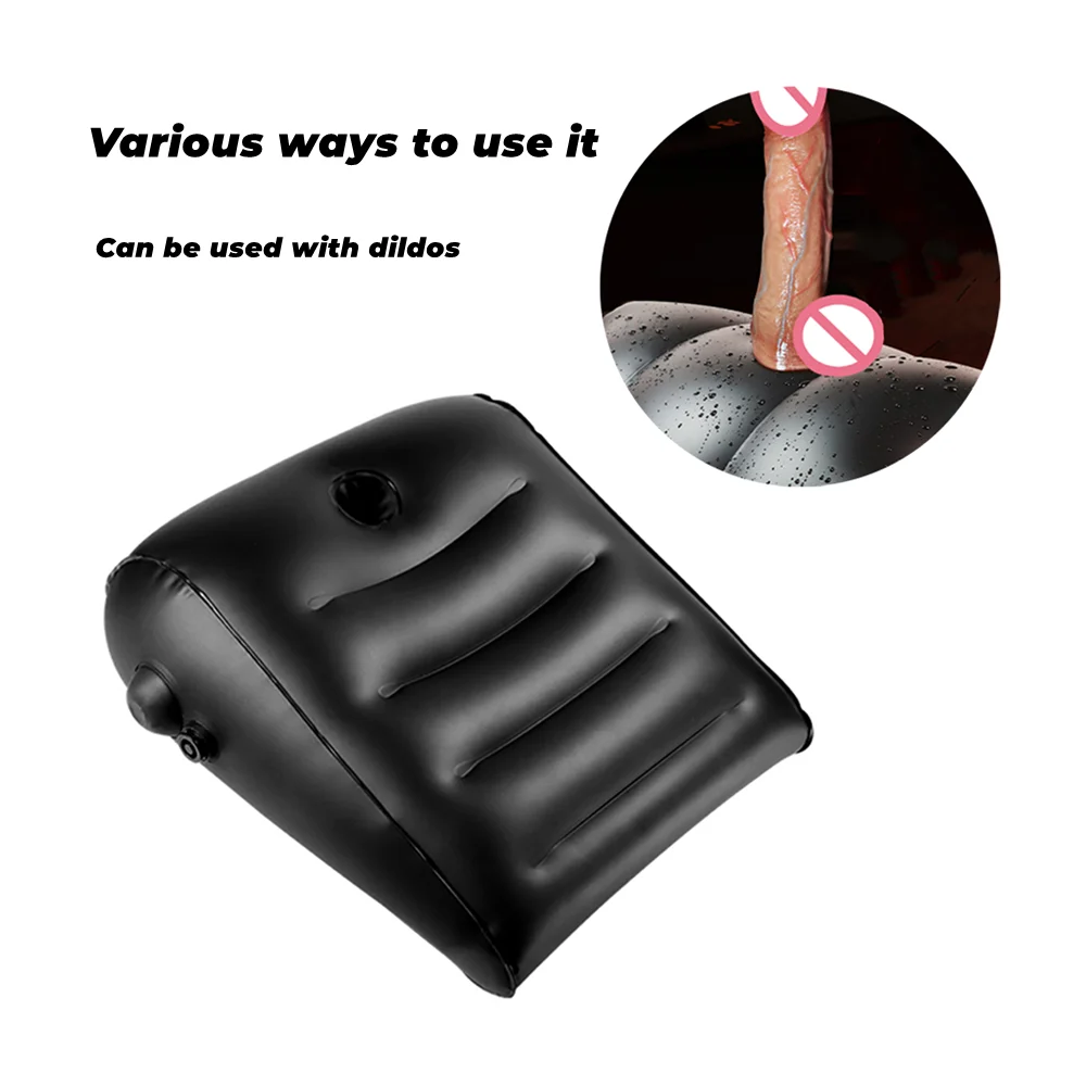 Pillow Position Cushion Triangle Inflatable Ramp Furniture Sex Toys Adult Toys Deeper Positioning Support Pillow for Couple