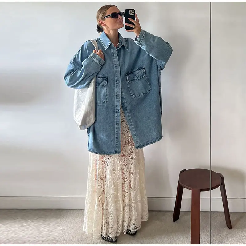 Elegant Floral Lace Hollow Out Skirts Women Sexy Retro Solid Low Waist Long Skirt Female Korean Autumn Summer Loose Versatile