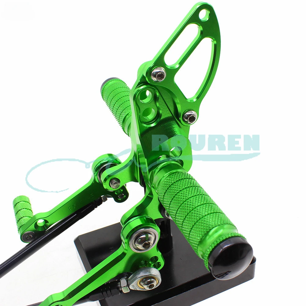 

Rear Set Stand Footpegs Motorcycle Rearset Footrest Foot Pedal Pegs for DUCATI Street Fighter 848 EV0 1100 Shift Lever Bracket