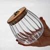 Food Container Glass Jar with Sealed Lid Storage Jar Grains Cookie Coffee Tea Candy Storage Bottle Jars Kitchen Storage Canister 4