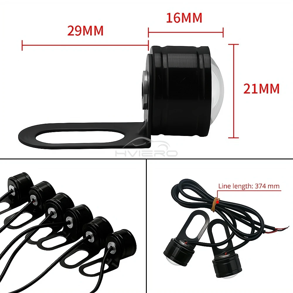 รูปสินค้า อะไหล่ไฟรถยนต์ LED สว่างคมชัด ครบเซต 2 ชิ้น