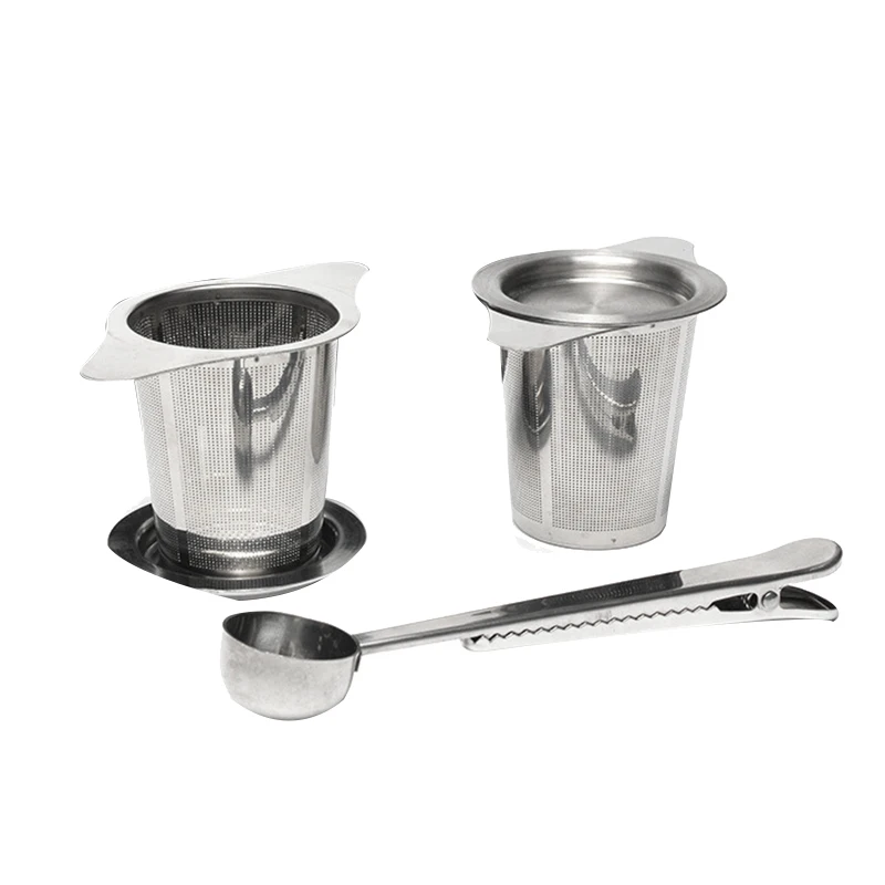 

New Tea Infuser Mesh Strainer With Double Handles For Hanging On Teapots, Mugs,Cups To Steep Loose Leaf Tea And Coffee