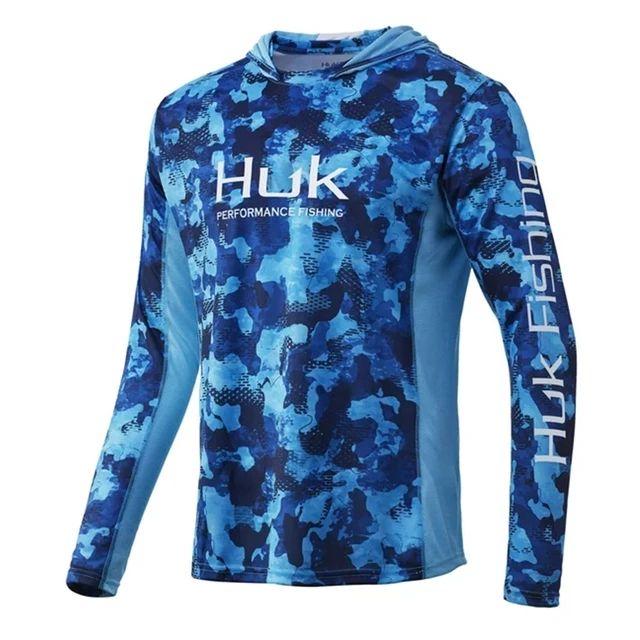 HUK Fishing Shirts Men Long Sleeve Uv Protection Sweatshirt Shirts Camisa  De Pesca Outdoor Breathable Quick Dry Fishing jersey - AliExpress