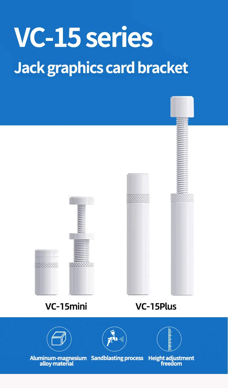 suporte giratório, suporte magnético, suporte de vídeo, VC-15Mini, VC-15Plus