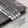 Deli Metal Mechanical Pencil Set for Drawing 0.5mm 0.7mm Professional Drawing Pencils Механический Карандаш for  School Supplies 6