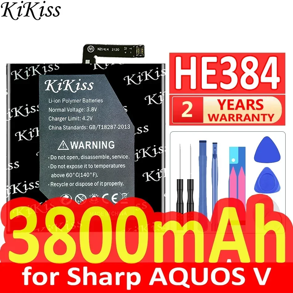 

Мощная батарея 3800mAh KiKiss HE384 для Sharp AQUOS V