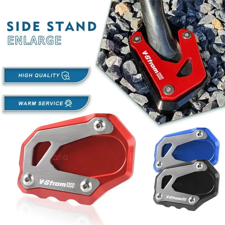 

FOR Suzuki V-Strom 1050XT 1050 2014-2019 2020 2021 2022 2023 Motorcycle Foot Side Stand Enlarger Extension kickstand plate pad