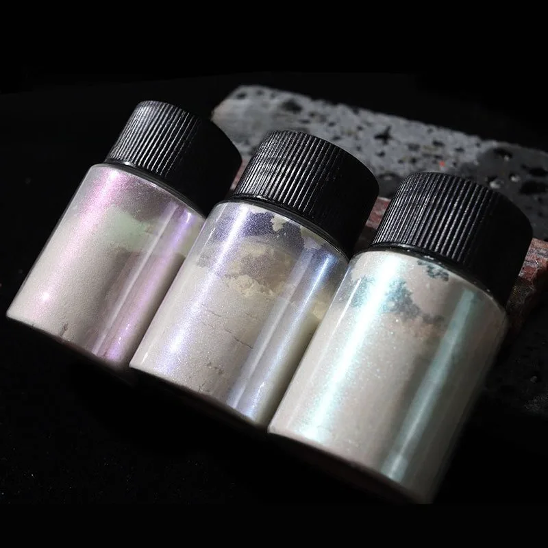 10g 고순도 오로라 글라스 파우더 에폭시 레진 수제 흐르는 효과 헴프 DIY 펄레센트 파우더 잉크 페인트