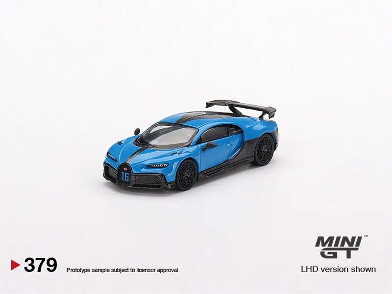

MINIGT 1:64 Bugatti Chiron Pur Sport #379 Diecast Model Race Car Kids Toys Gift