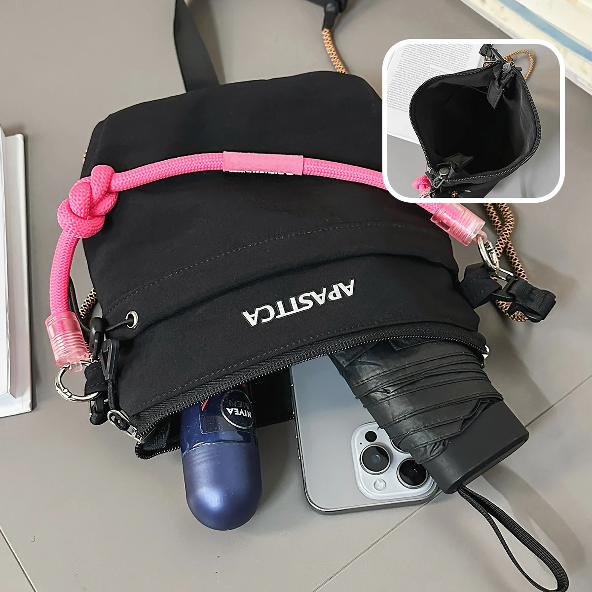 Crossbody Bag for Men and Women 2025 New Japanese Style Style Small Shoulder Bag Casual Versatile Small Bag Lightweight Shoulder Mobile Phone Bag Fashionable Hiking and Mountaineering Students