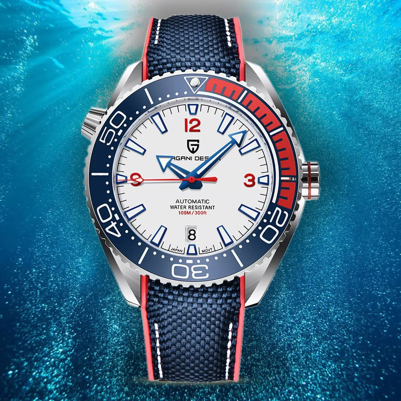 Mechanical Watch PAGANI DESIGN Sports Men Mechanical Wristwatch Ceramic Bezel Waterproof Automatic Watch Sapphire Glass