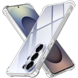 Shockproof Silicone Airbag Clear Soft Shell Case - Galaxy S23 Ultra (Clear)